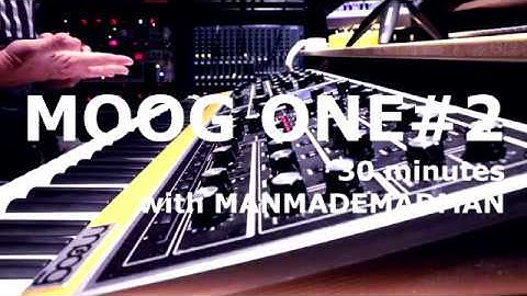 Moog One run through of patches (no talking)