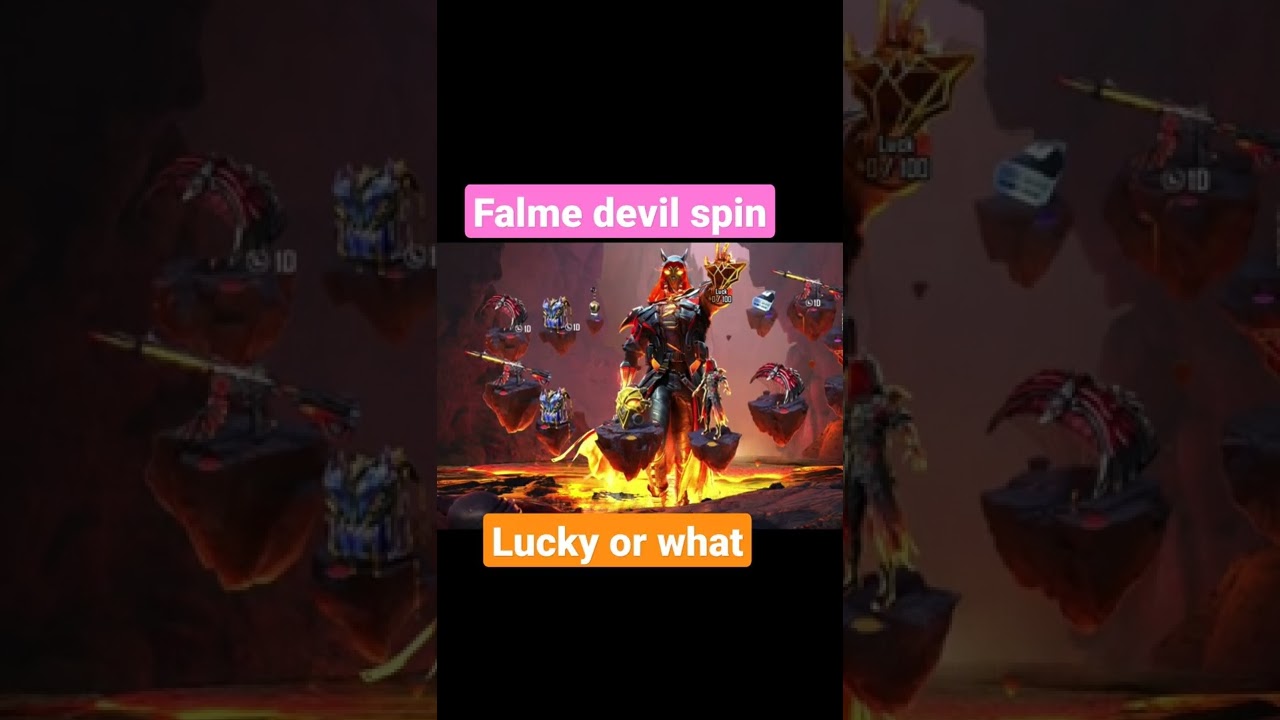 just in 1 spin legendary in flame devil spin 🔥🔥🔥 