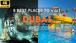 8 Best Places To Visit In DUBAI in 4K | Summer 2023 Resimi