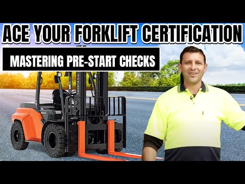 Ace Your Forklift Certification: Mastering Pre-Start Checks 🚜. Part 3 thumbnail