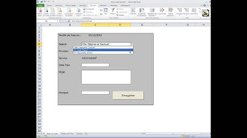 Excel validation de données