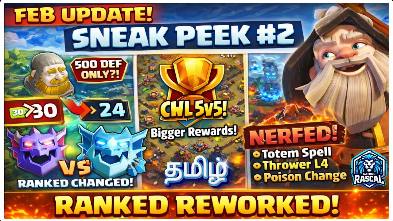 Massive Ranked Rework + Totem Nerf! February Update Breakdown | Sneak Peek #2