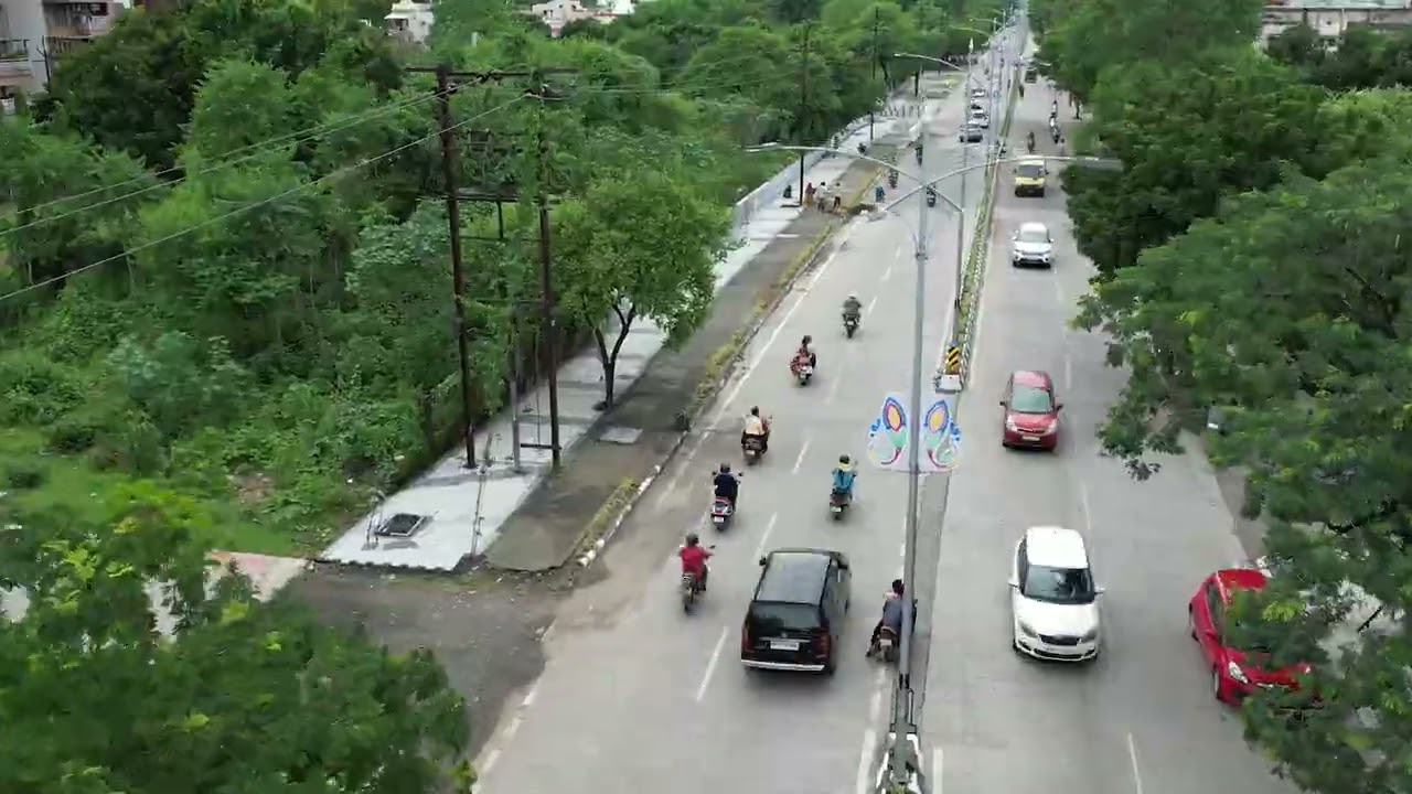 London Street Nagpur Drone shoot