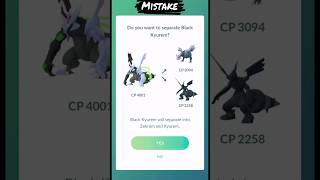 When I Done✨️My Biggest Mistake in #pokemongo #shorts