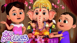 Jai Ganesh Jai Ganesh Deva     Kids Hindi Rhymes  Ding Dong Bells