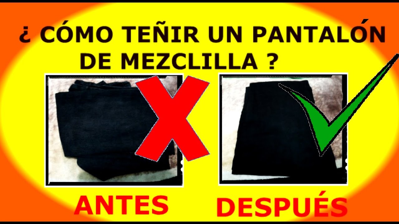 👀 CÓMO TEÑIR UN PANTALÓN DE MEZCLILLA ?🧹👖 -