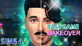 MORE Sims 4 Base Game *MAKEOVERS* ✨