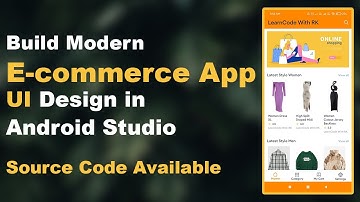 How to Build Modern E-commerce App UI Design in Android Studio