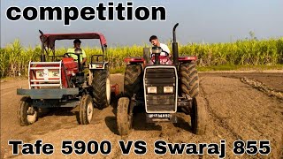 Swaraj 855tafe 5900 ka rotaveter pr computation। क्या स्वराज टफे को रोटावेटर पर काट पाएगा#virelvideo