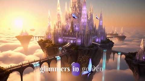 Crystal Citadel Above the Clouds | A Magical Journey Into a Dream Realm