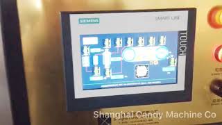 Die forming powder filled hard candy making machine