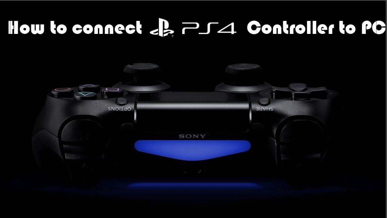 How to connect wireless PS4 controller to PC - YouTube