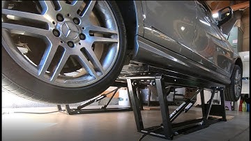 QuickJack BL-7000SLX with Extension Kit Lifting Mercedes-Benz 2008 - 2014 C350 (W204)