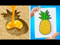 NEW 123 GO! Amazing Art Hacks! Experiment With New Materials To Paint And Draw!