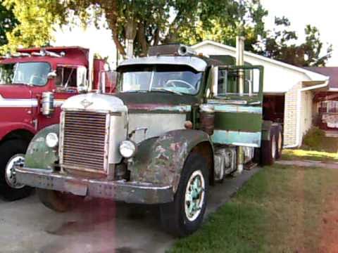 Diamond T 1963 921 DNF 262 Cummins diesel idling 8 21 09 - YouTube