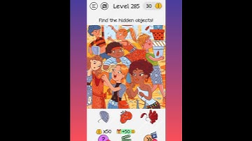 BRAINDOM: LEVEL 285 Find the hidden objects