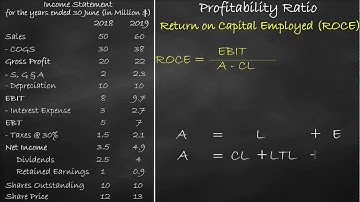 Profitability Ratio - Return on Capital Employed