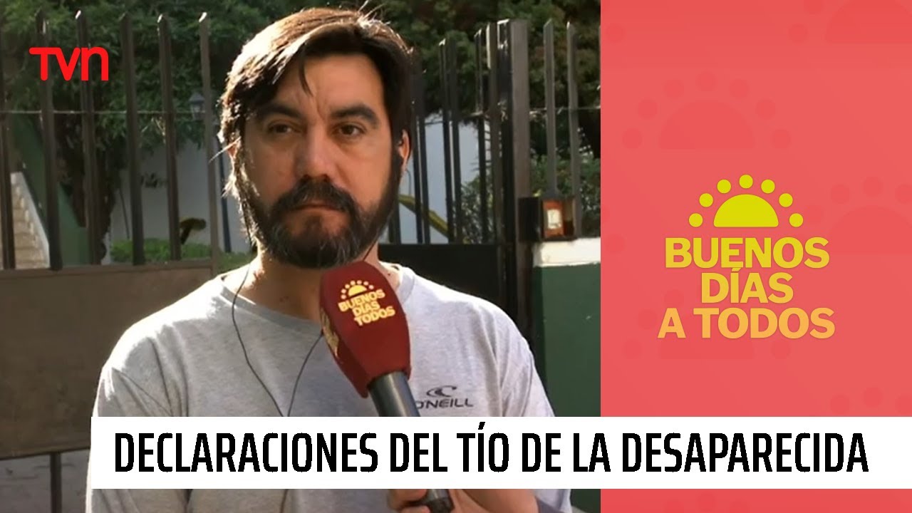 Tío de Anahí Espíndola se refiere a los trabajos de su búsqueda | Buenos días a todos