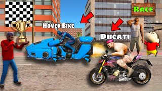 Rope Hero New Hover Bike Vs Dangerous Villain Ducati Bike Race in Rope Hero Gta V | Rope Hero screenshot 5