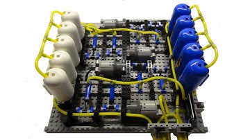 Lego train container terminal WIP E19: new cool compressor