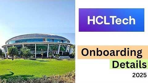 HCLTech Onboarding Process Updated | 2025.