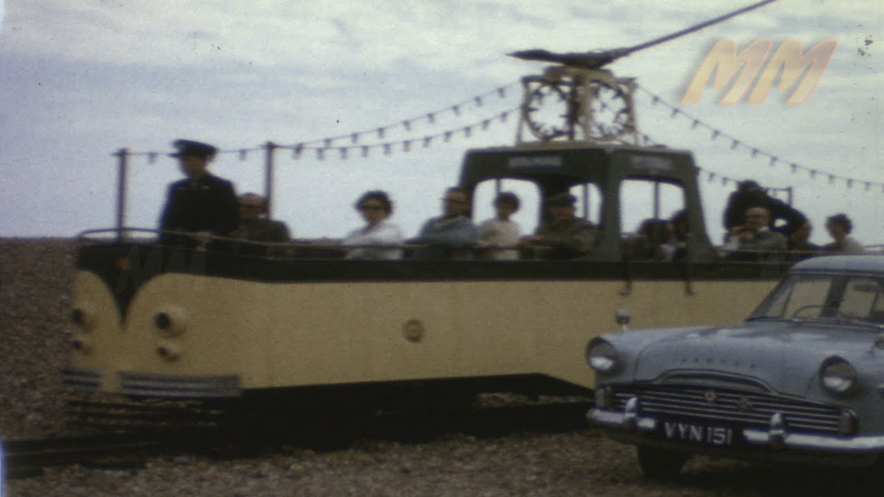 Eastbourne England mix of clips from 1950s/'60s old cine film 075,076,080,087