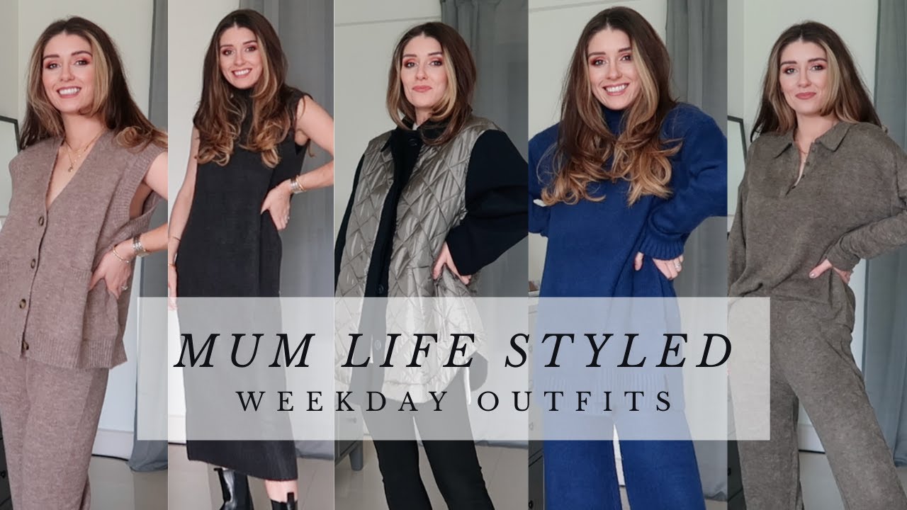 CASUAL MUM OUTFITS // MUM LIFE STYLED, PRACTICAL BUT PRESENTABLE - YouTube