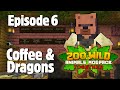 Coffee Shop And Dragon Fights - Minecraft SMP: Zoo and Wild Animal (ZAWA) Together Mod -  E6