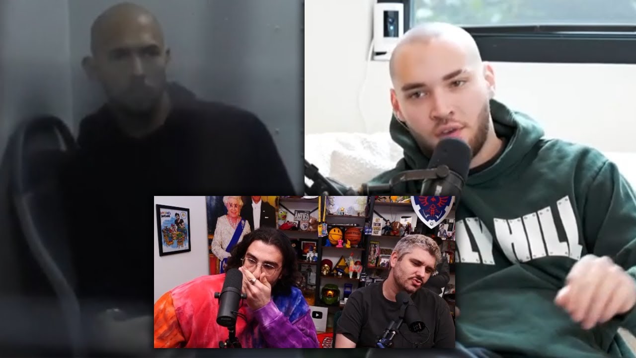 HasanAbi and Ethan react to Andrew Tate WIRETAPPED, EXPOSED and Adin Ross losing it?!
