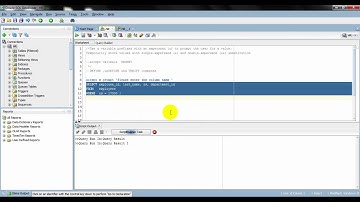 Oracle Database 12c : 09 substitution Define And Verify Commands -- part 2
