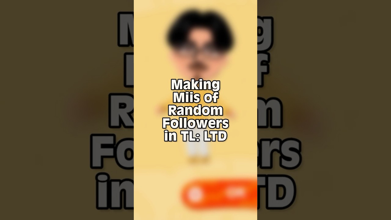 Making Miis of Random Followers #tomodachi