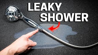 How to Fix a Leaking Shower Hose in Two Minutes