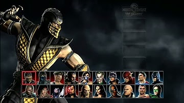 Mortal Kombat Vs DC Universe [Xbox One X] - Arcade Mode - Scorpion
