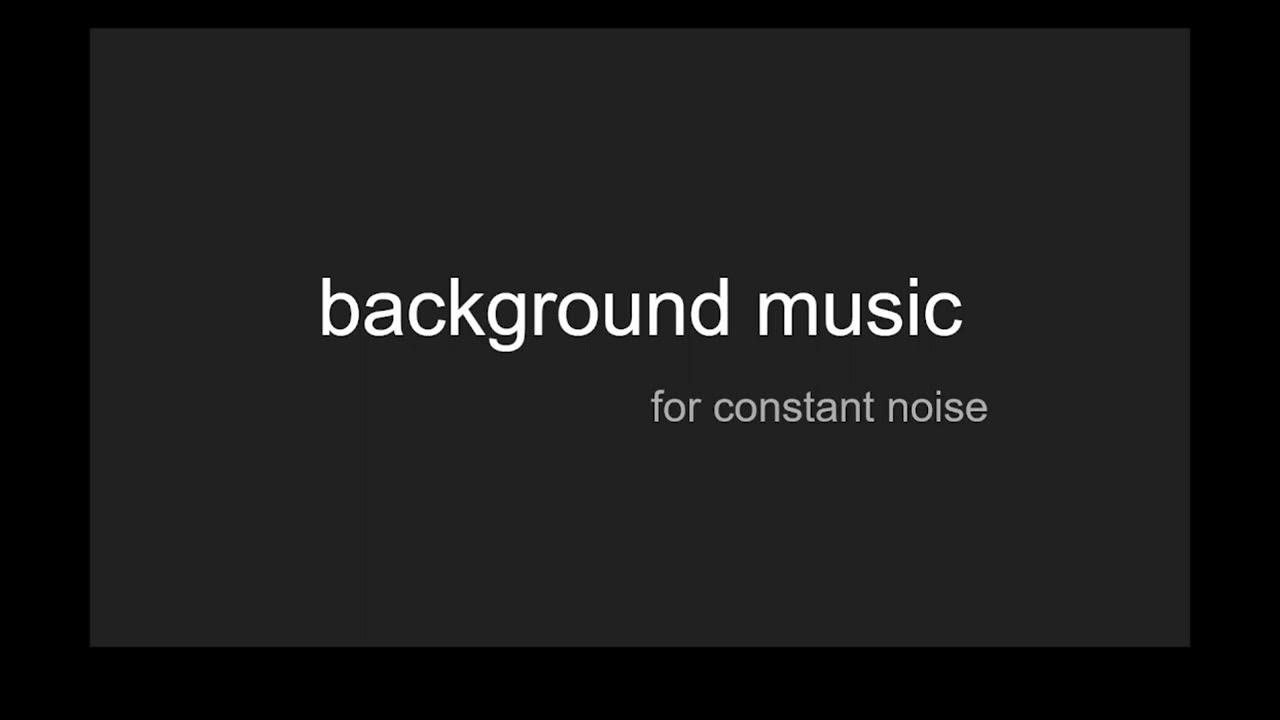 background music YouTube