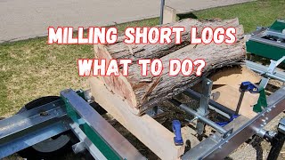 Short logs can be a challenge to mill.  I try this method.  Will it work? by Timber Visions 394 views 3 weeks ago 9 minutes, 10 seconds