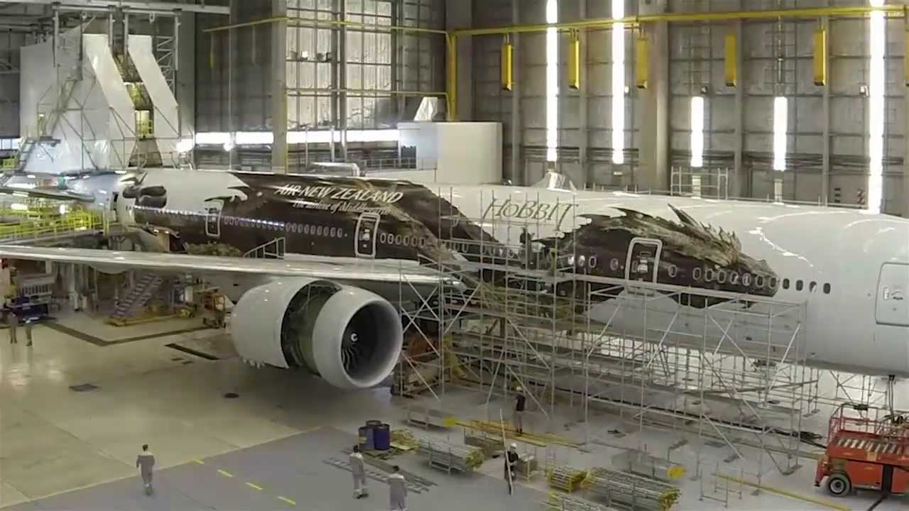 Air New Zealand 777 300 Hobbit Livery Timelapse Airnzhobbit Youtube - air new zealand roblox