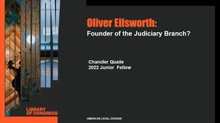 Chandler Quaile: 2022 Junior Fellows Program Display Day