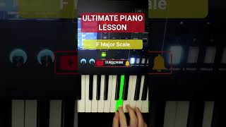 LEARN How to PLAY the F Major SCALE - Ultimate Piano LESSON