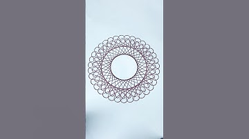 Peaceful ASMR Visual | Relaxing Spirograph Art for Rest! #art #shorts #spirograph #viralshorts #asmr