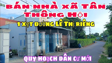 ms169,Bán nhà cấp 4, mặt tiền, đường thông tứ hướng, thuộc xã tân Thông hội, bán giá 1,65 tỷ