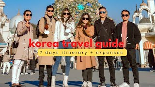 Korea Travel Guide (7 days itinerary + Expenses) | Jen Barangan