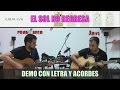 El sol no regresa - La 5ª Estación Letra, Acordes y TOMAS FALSAS Guitarra FACIL