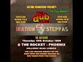 Iration Steppas @ The Dub Club Pheonix/Rocket London Thursday 15th October 1998. Vintage Archives FS