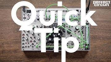 Quick Tip: Cowbell Eurorack Modular Synthesizer Patch Tutorial