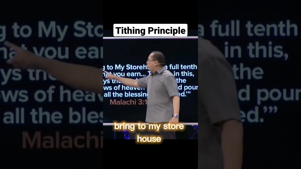 Tithing Principle Tithes Shorts Motivation Motivational