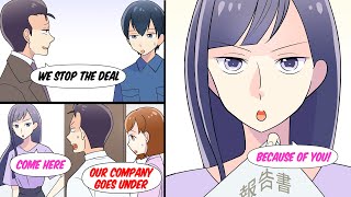 ［Manga dub］I got canceled by old customer but they goes bankrupt because of it...［RomCom］