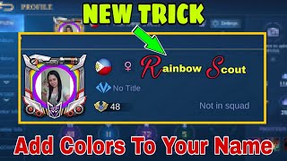 How To CHANGE NAME COLOR in Mobile Legends screenshot 1