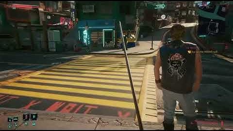 Cyberpunk NPC glitch