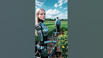 🌾🤖 Robot Farming | The Future of Agriculture Is Here! 🚜🌿#robot #robotfuture #shorts #trending