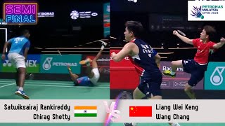 Rankireddy/Shetty (IND) x Liang Wei Keng/Wang Chang (CHN) | Malaysia Open 2023 Men's Doubles SF